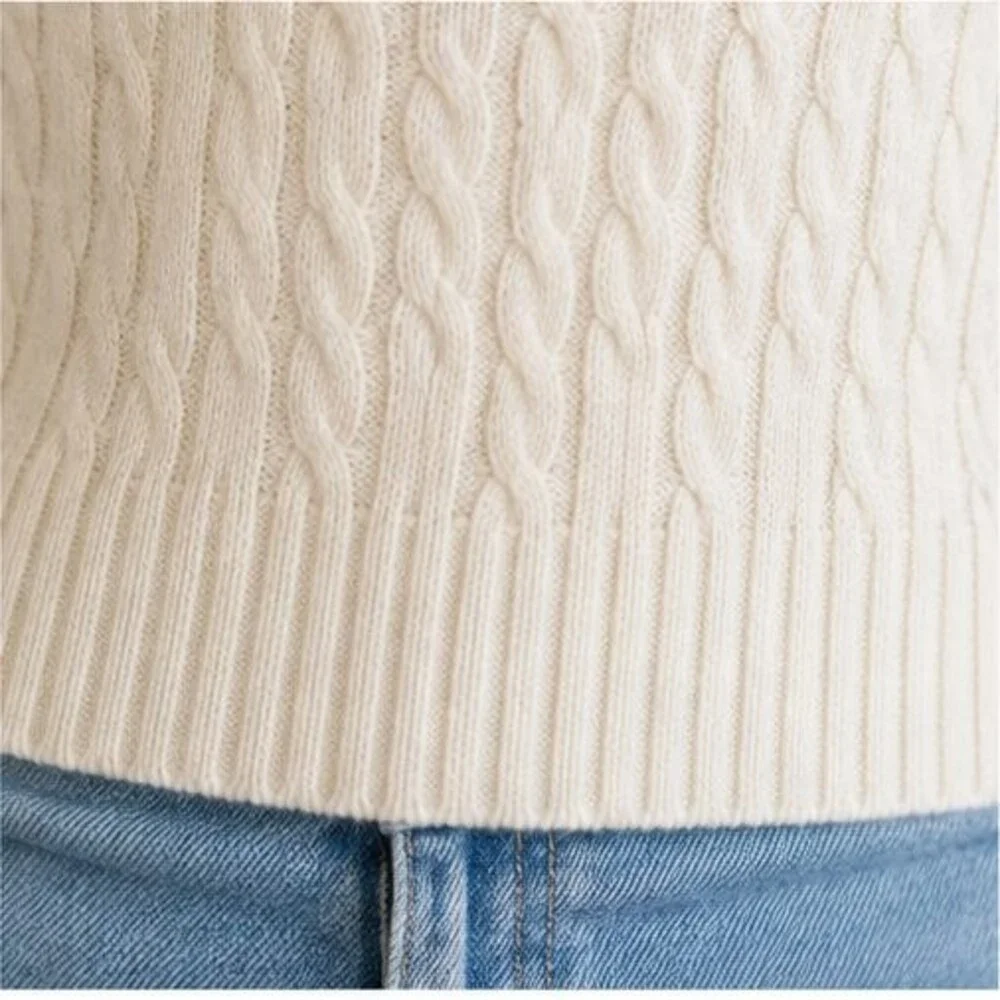 Taupe Lace Trim Top